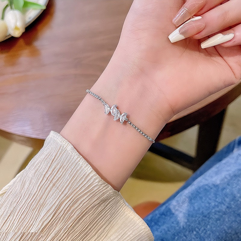 Double Butterfly Bracelet Adjustable