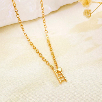 Ladder Pendent with Gold-Plated Chain