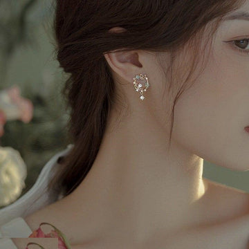 Flower/Butterfly Drop Earrings